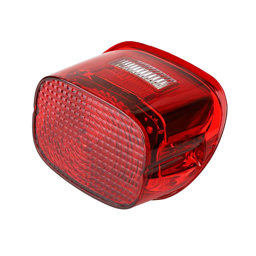 Eagle Lights Flashing Strobe Squareback LED Tail Brake Light Kit for Harley-Davidson® - with Plate Window