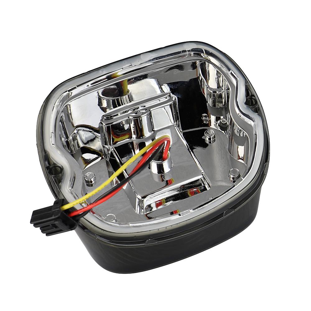 Eagle Lights Flashing Strobe Squareback LED Tail Brake Light Kit for Harley-Davidson® - with Plate Window