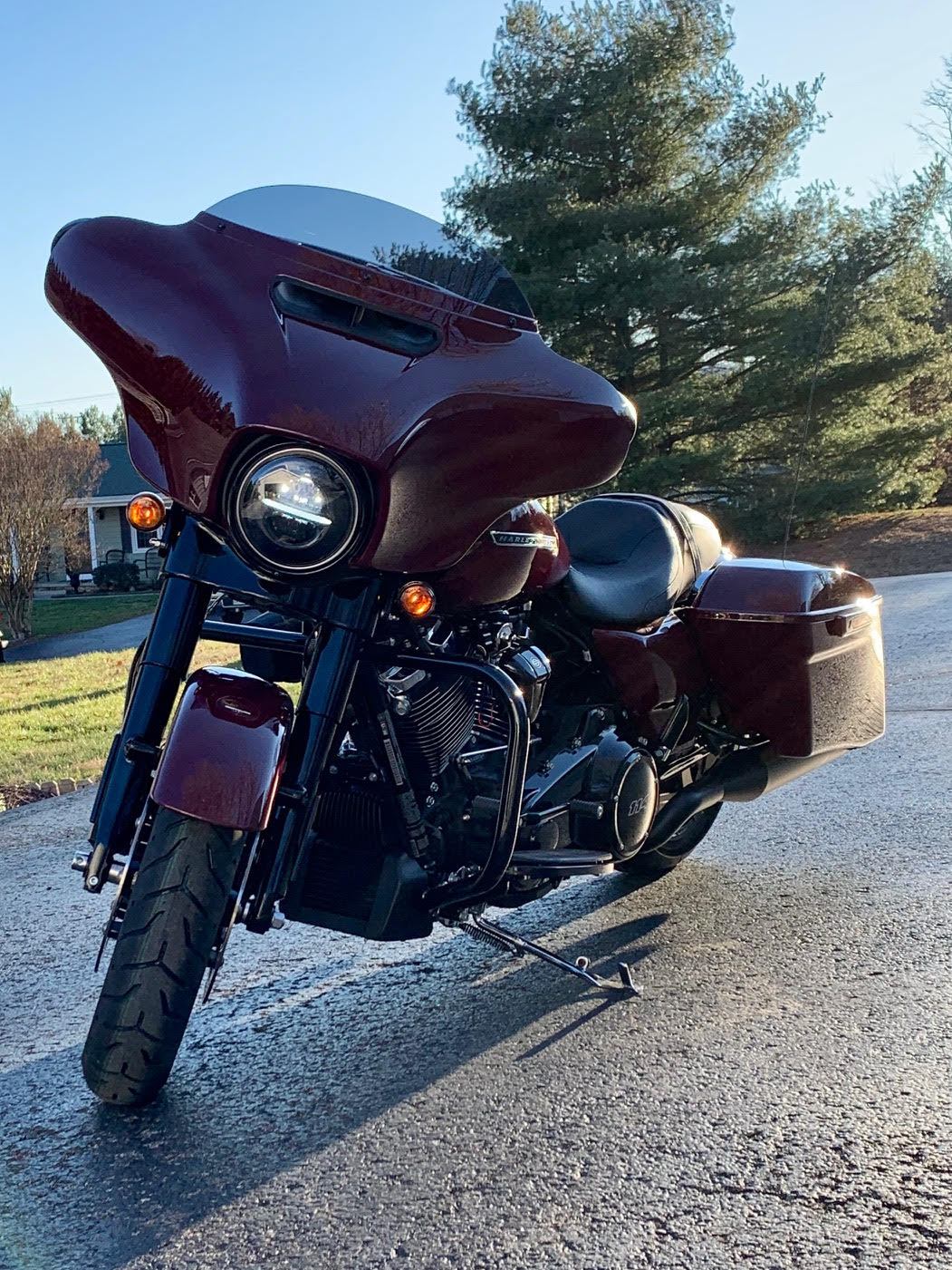 Eagle Lights Infinity Beam Series 7" Round LED Headlight for Harley-Davidson® and Indian® Motorcycles