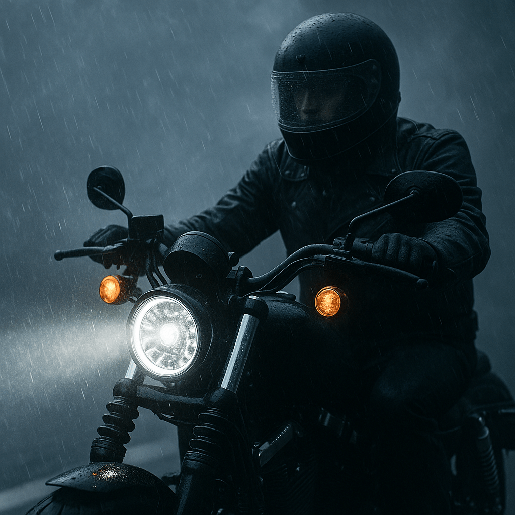 Best LED Motorcycle Lights for Visibility in Fog and Rain