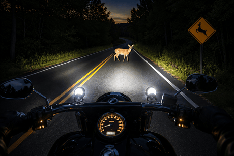 Best Motorcycle Lights for Deer at Night
