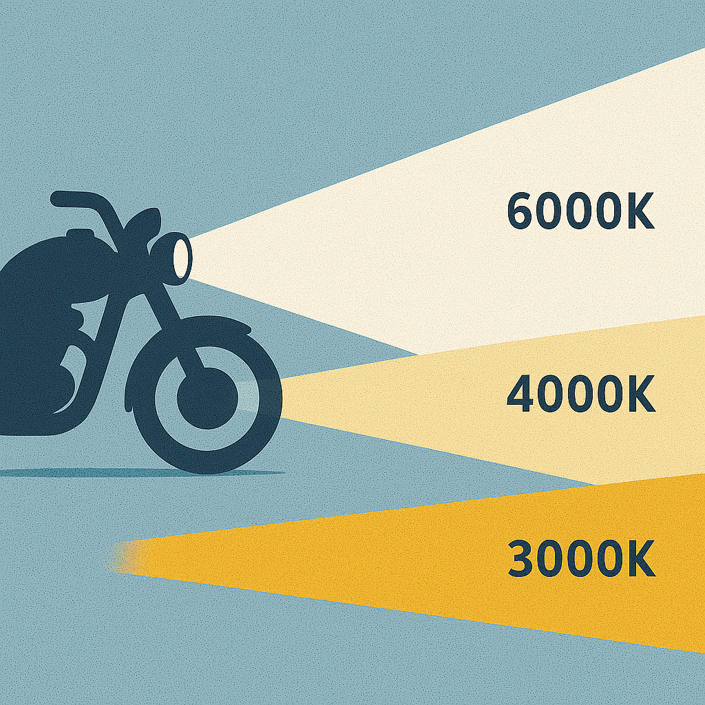 How to Choose the Right Color Temperature for Motorcycle Headlights