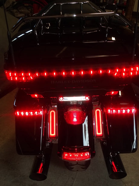 Eagle Lights Saddlebag HALOS: Running, Brake, and Turn Filler Lights