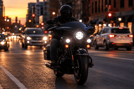 Motorcycle Headlight Clutter: Why Riders Blend Into Modern Traffic