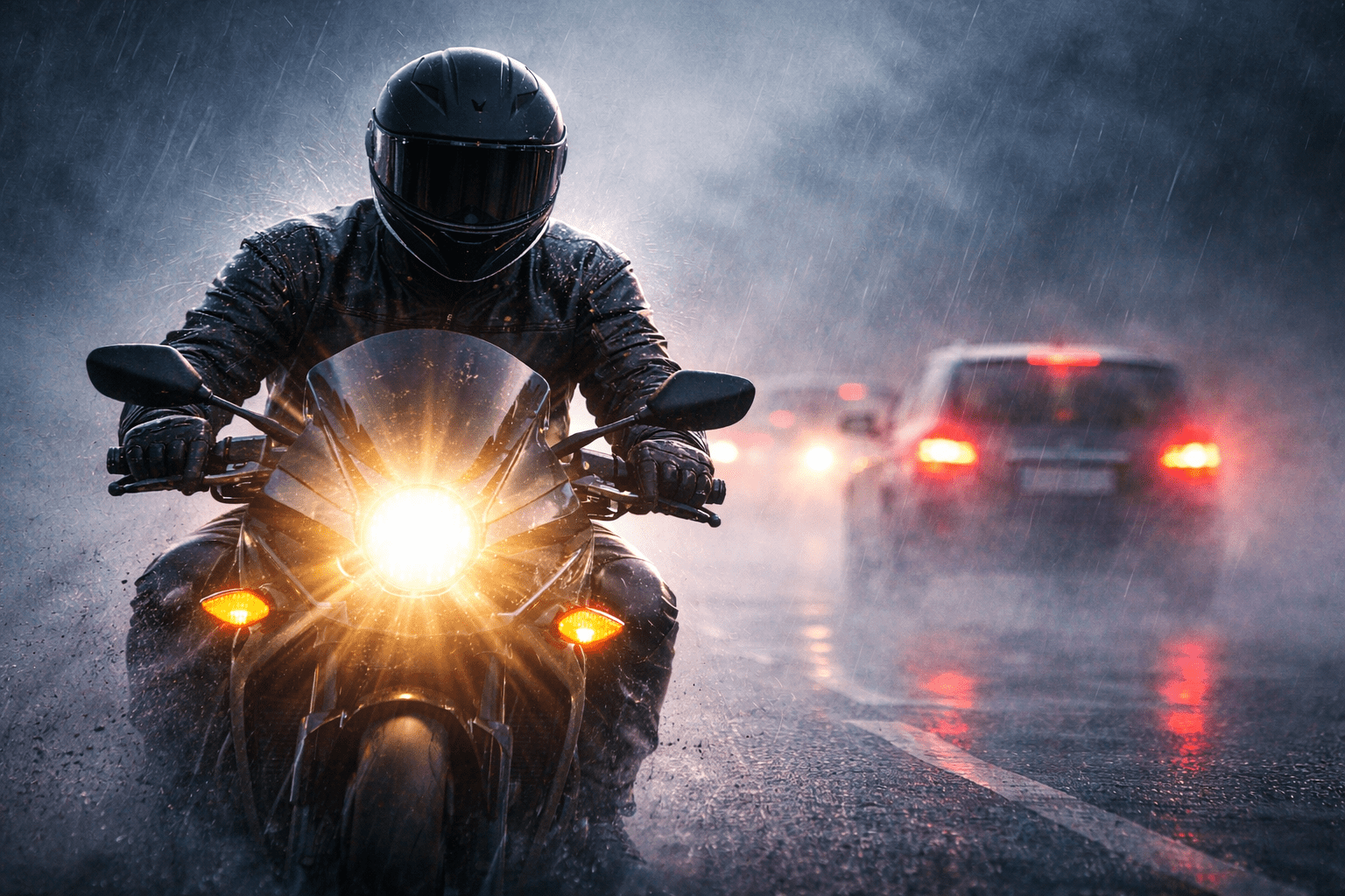 Riding in the Rain & Fog: Why Motorcycle Visibility Drops