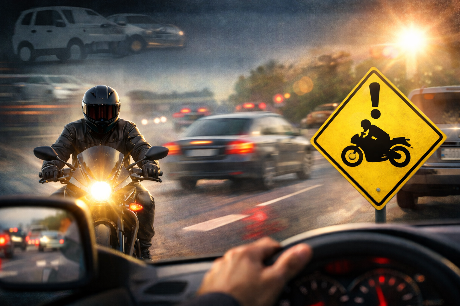 Why Motorcycles Are More Difficult To See