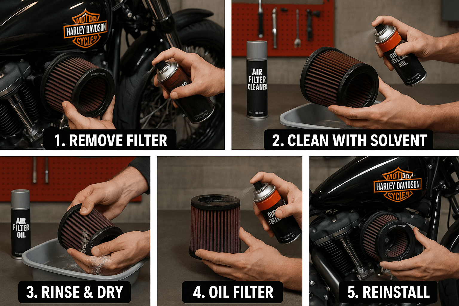 How To Clean A Harley-Davidson Air Filter