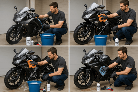 How to Wash a Motorcycle