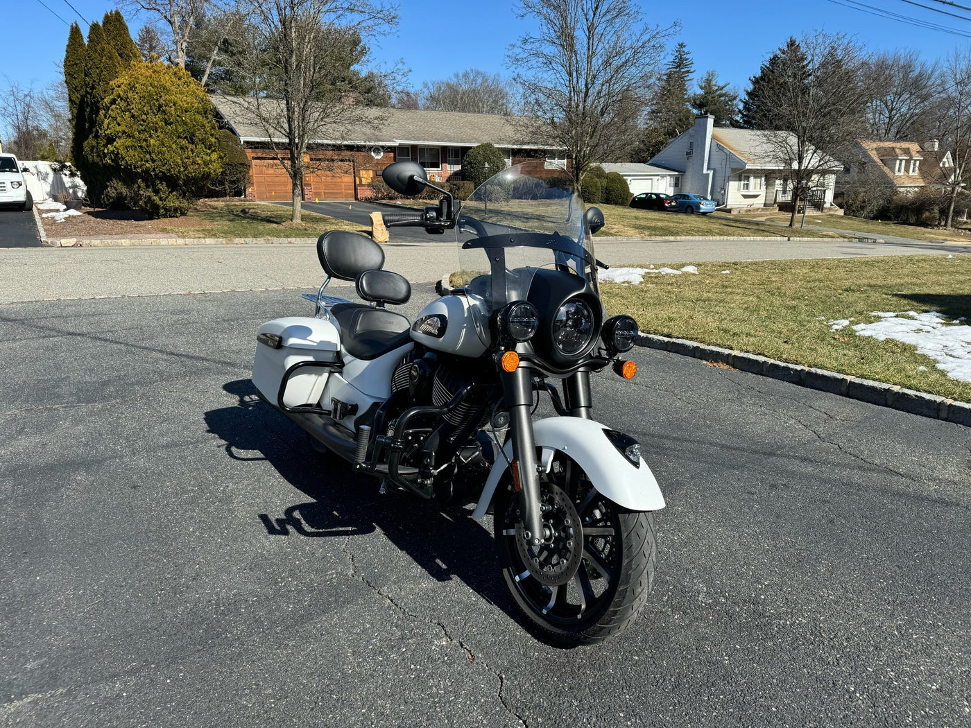 LED Headlights For The Indian Springfield Darkhorse