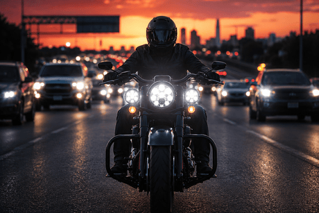Motorcycle Lighting Separation: How to Keep Your Bike from Blending Into Traffic