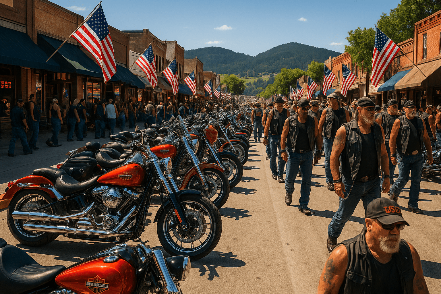 When is the Sturgis Motorcycle Rally in South Dakota?