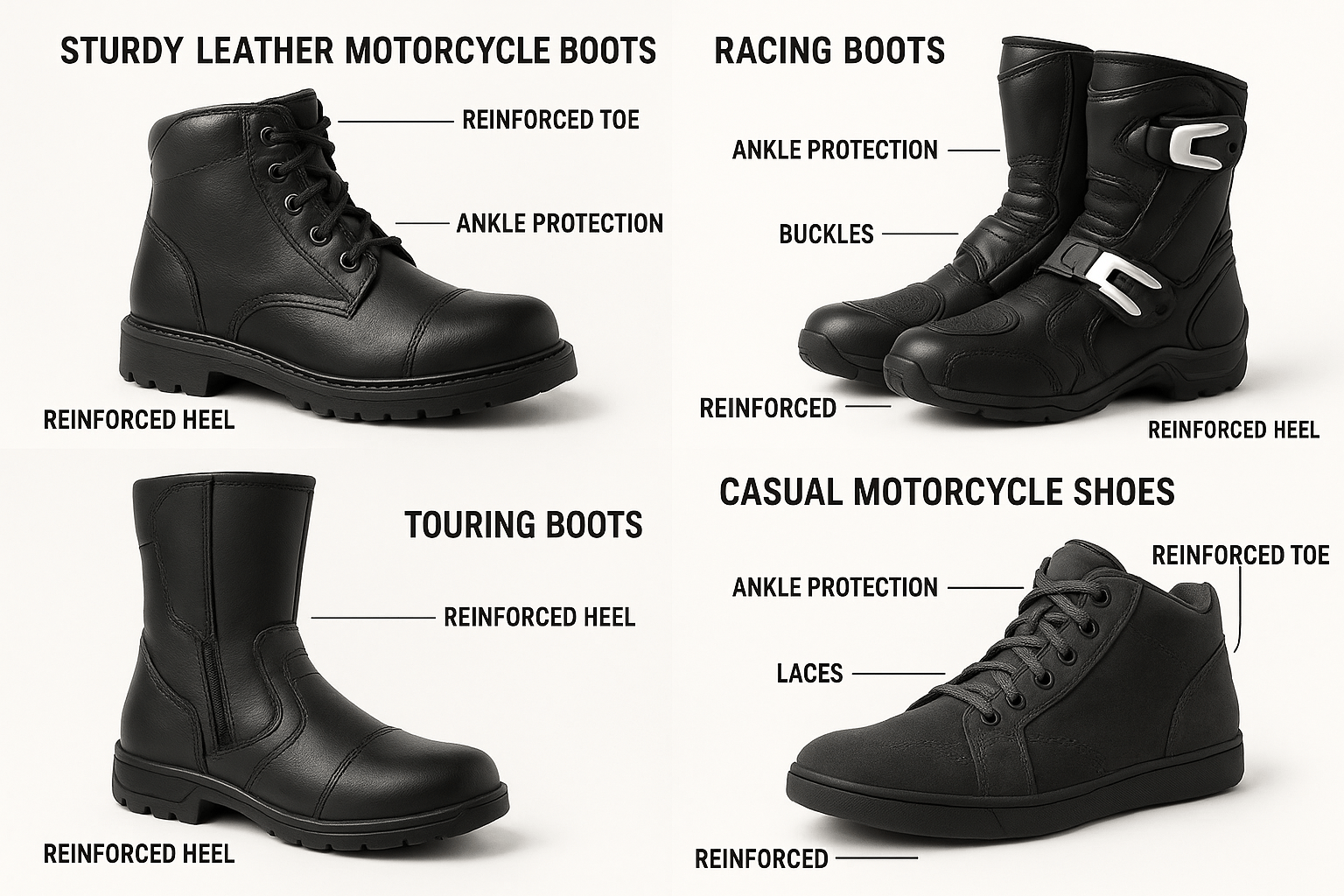 What Shoes Should You Wear on a Motorcycle?