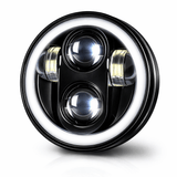 Eagle Lights 5 3/4" LED Headlight Kit with Halo Ring for Harley-Davidson® and Indian® Motorcycles - Generation II