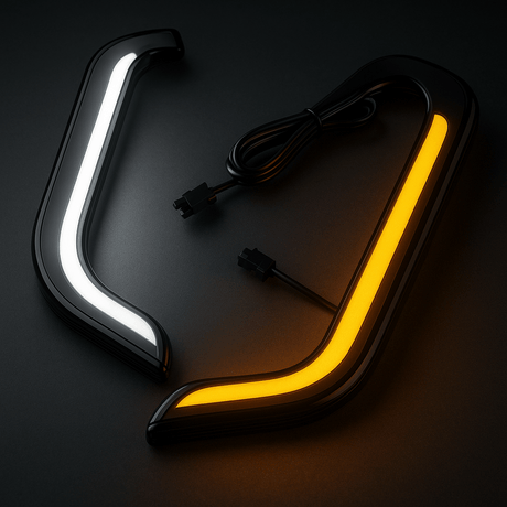 Eagle Lights SUNBURST Lower Fairing Grill LED Lights for 1996 - 2013 Harley Davidson® Motorcycles