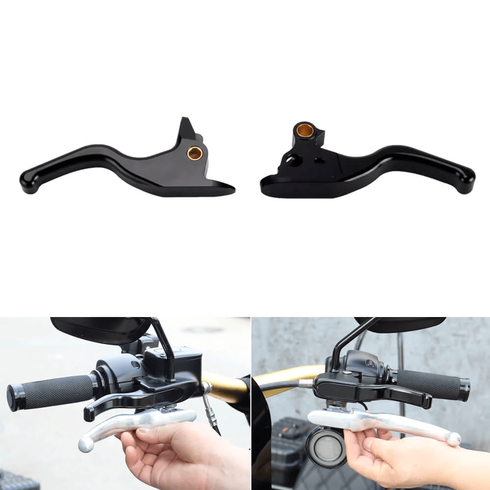 Eagle Lights SPEEDSHIFT Shorty Brake and Clutch Lever Set for 2018+ Harley Davidson Softail Models - Cable Clutch