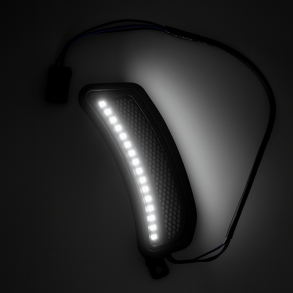 Eagle Lights Midnight Edition Vent Insert LED Running Lights and Turn Signals for Harley-Davidson® Low Rider ST Models