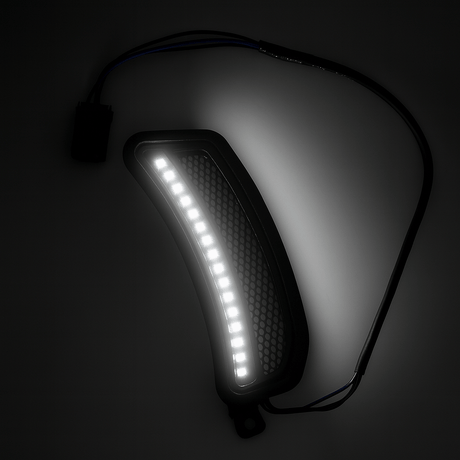 Eagle Lights Midnight Edition Vent Insert LED Running Lights and Turn Signals for Harley-Davidson® Low Rider ST Models