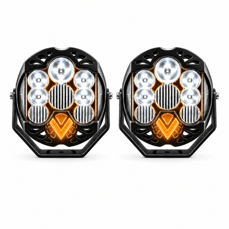 Eagle Lights Apex Pro™ Universal LED Headlight / Auxiliary Light – High-Output Performance Driving Light, Wide Beam, Rugged Off-Road & On-Road Use