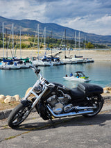 Eagle Lights V-Rod / Street Rod LED Projection Headlight with Halo Ring