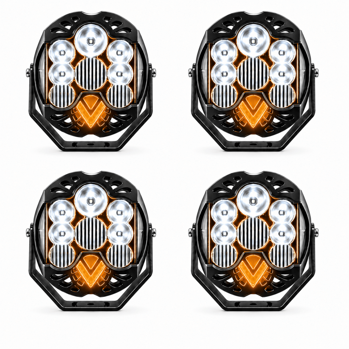Eagle Lights Apex Pro™ Universal LED Headlight / Auxiliary Light – High-Output Performance Driving Light, Wide Beam, Rugged Off-Road & On-Road Use