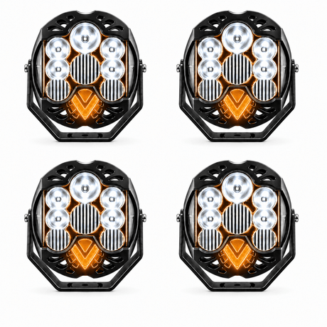 Eagle Lights Apex Pro™ Universal LED Headlight / Auxiliary Light – High-Output Performance Driving Light, Wide Beam, Rugged Off-Road & On-Road Use