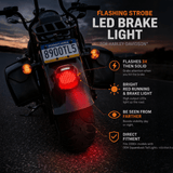 Eagle Lights Flashing Strobe Layback LED Tail Brake Light Kit for Harley-Davidson®