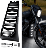 Eagle Lights LUMENSHIELD Chin Spoiler / Radiator Guard with LED Light Bars for 2018+ Harley Davidson Softail Models