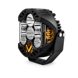 Eagle Lights Apex Pro™ Universal LED Headlight / Auxiliary Light – High-Output Performance Driving Light, Wide Beam, Rugged Off-Road & On-Road Use