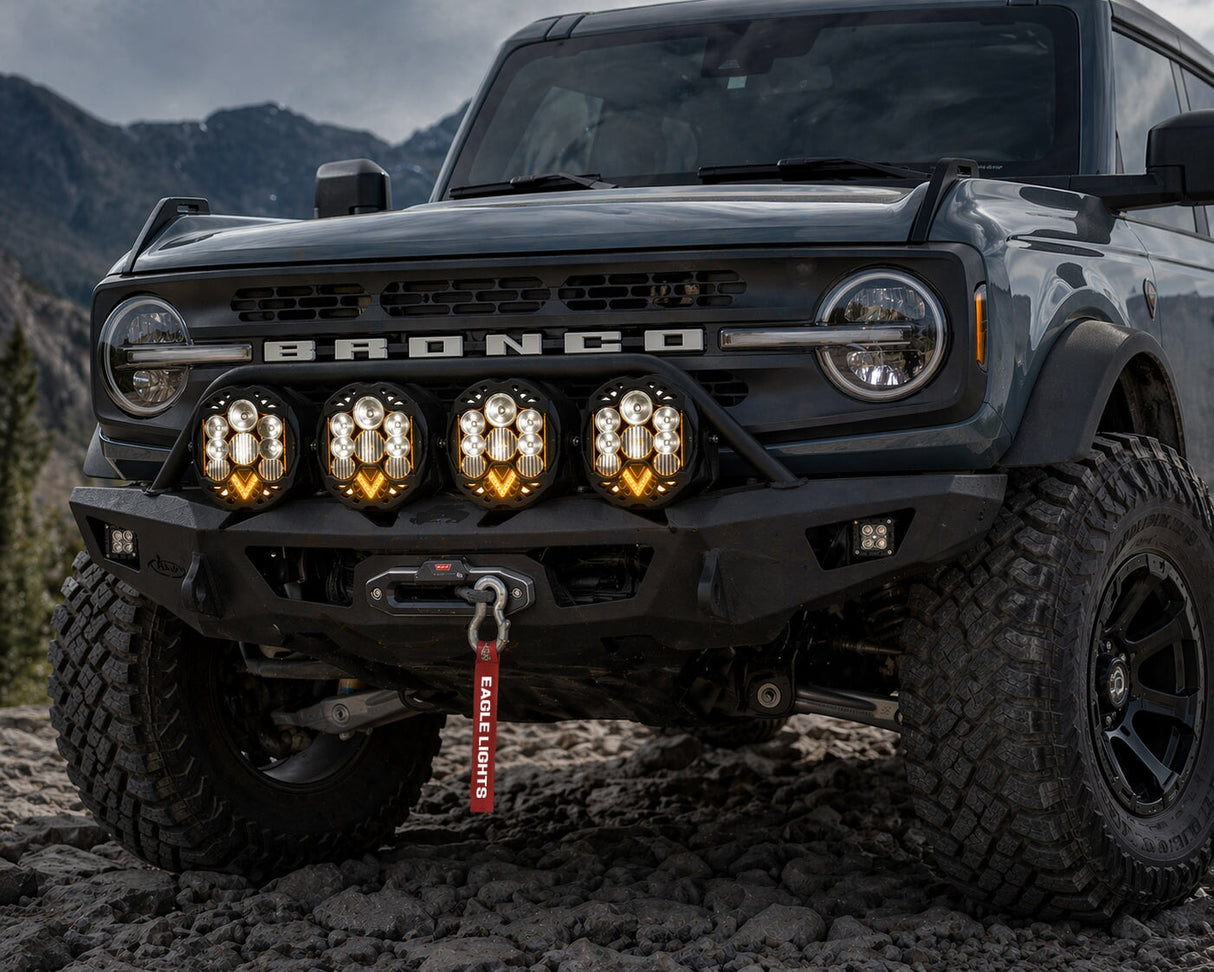 Eagle Lights Apex Pro™ Universal LED Headlight / Auxiliary Light – High-Output Performance Driving Light, Wide Beam, Rugged Off-Road & On-Road Use