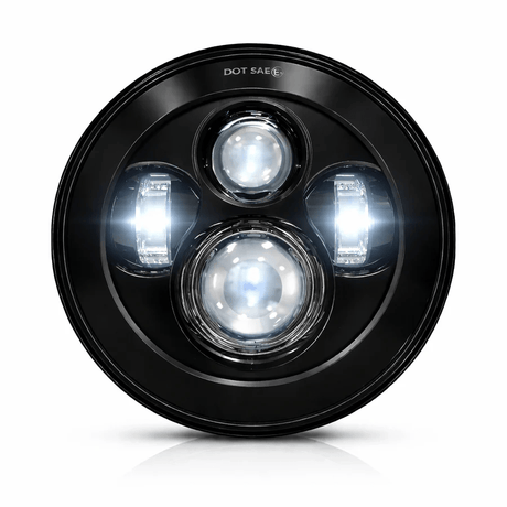 Eagle Lights 7" Round LED Headlight kit for Street Glide, Electra Glide and Harley-Davidson® Models with Radios