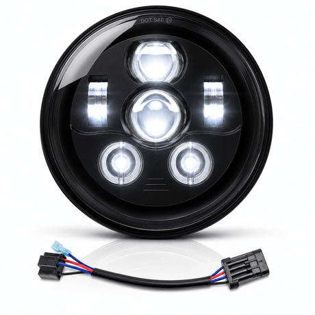 Eagle Lights 7" LED Headlight Kit - Generation III / Black