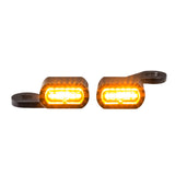 Eagle Lights SLIM LINE Front LED Turn Signals for Harley Davidson, Honda, Yamaha and Triumph Motorcycles