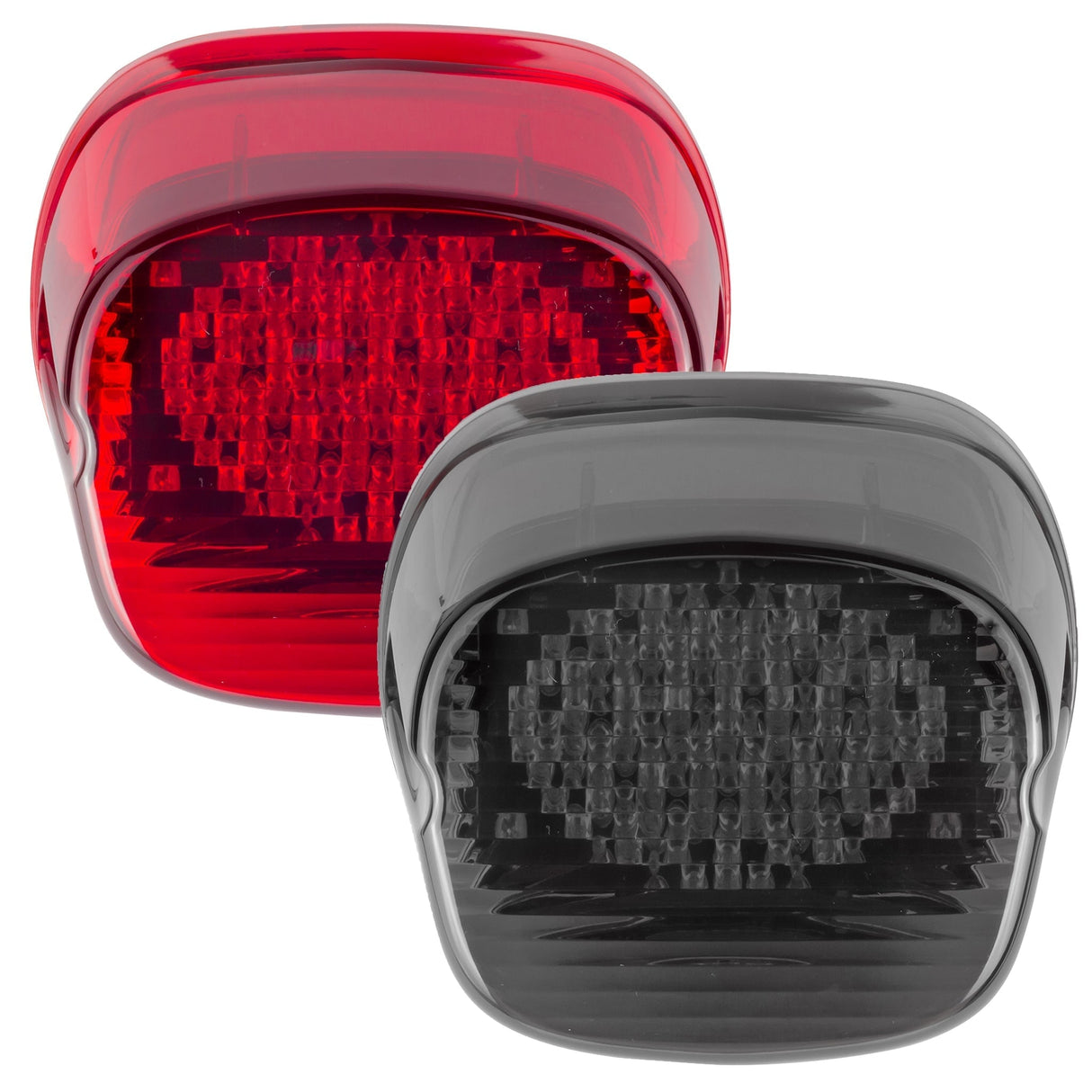 Eagle Lights Flashing Strobe Layback LED Tail Brake Light Kit for Harley Davidson - Bottom Window