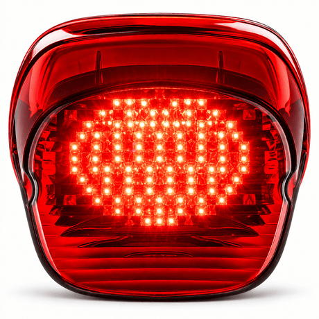 Eagle Lights Flashing Strobe Layback LED Tail Brake Light Kit for Harley-Davidson® - Bottom Window