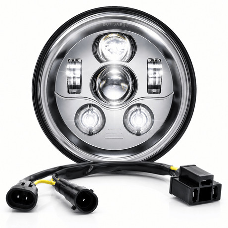 Eagle Lights 7" LED Motorcycle Headlight Kit Generation III / Chrome