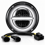 Eagle Lights Infinity Beam Series 7" Round LED Headlight for Harley-Davidson® and Indian® Motorcycles