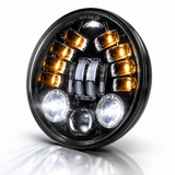 Eagle Lights 5 3/4" LED Projector Headlight with Integrated Turn Signals for Harley Davidson 5.75'' LED Projection Head Lamp