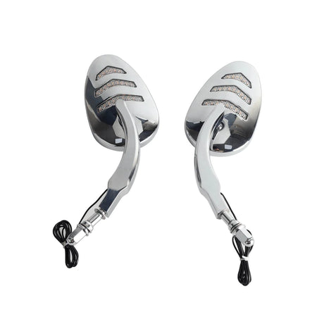 Eagle Lights SIGNALSIGHT LED Mirror with Turn Signals for Harley-Davidson® Softail, Dyna and Touring Models - Pair