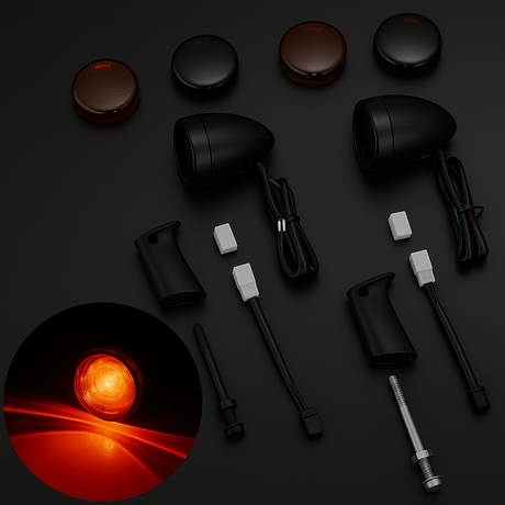 Eagle Lights Bullet Rear Turn Signal & Bracket Kit for Harley-Davidson® Sportster XL1200 (1992–2017)