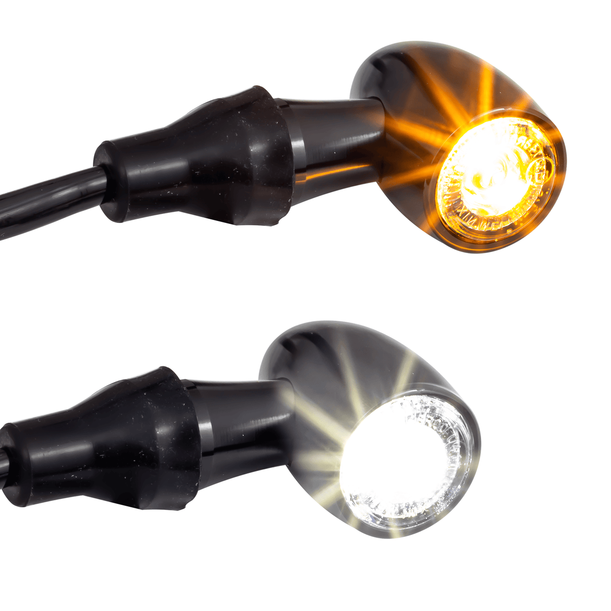 Eagle Lights BULLETBEAM Front LED Turn Signals with Running Lights for Indian Scout Bobber - 2 Lights