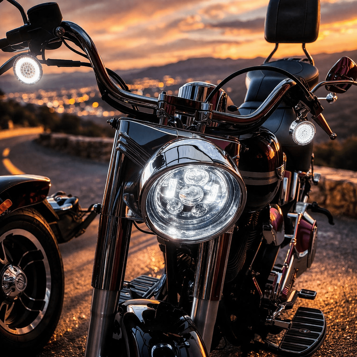 Eagle Lights LED motorcycle headlights