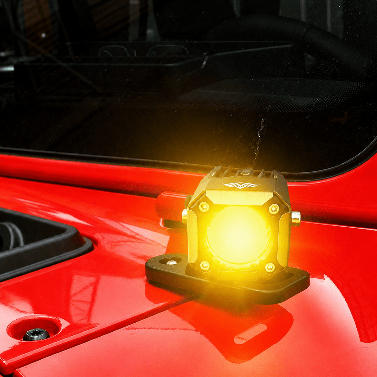 Eagle Lights APEX Auxiliary Lights and Installation Hardware Kit for Jeep Wrangler JL Models