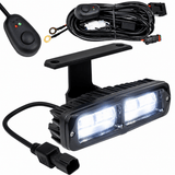 Eagle Lights 6" Generation II LED Projection Light Bar with Plug and Harness for 2015- Current Harley-Davidson Road Glide Models