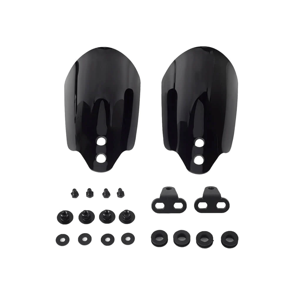 Eagle Lights HANDSHIELD Club Style Hand Guards for 2014 - 2023 Harley-Davidson® Electra Glide, Freewheeler, Road Glide, and Road King
