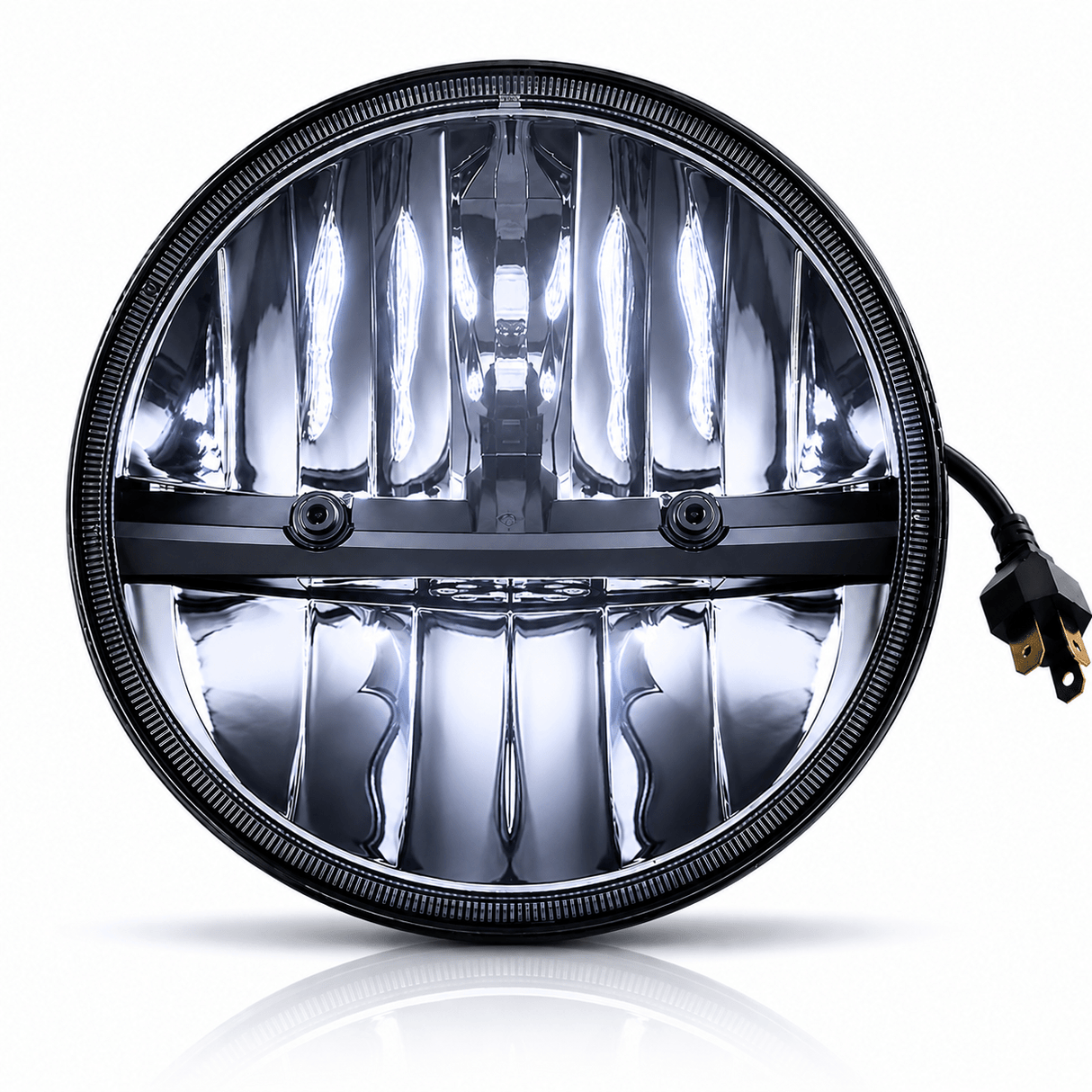 Eagle Lights 7" Complex Reflector LED Headlight for Harley-Davidson® and Indian® Motorcycles