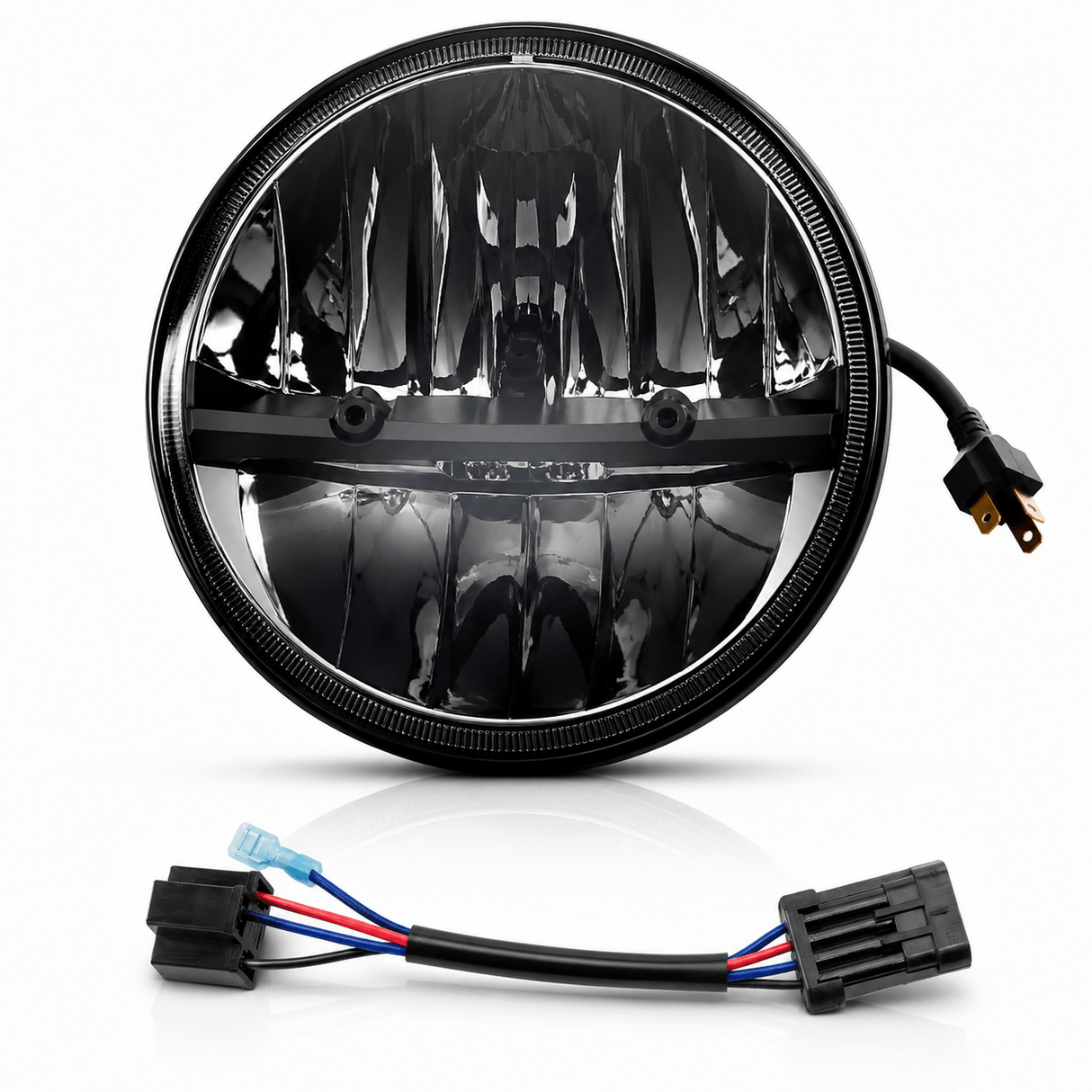 Eagle Lights 7" Complex Reflector LED Headlight for Harley-Davidson® and Indian® Motorcycles