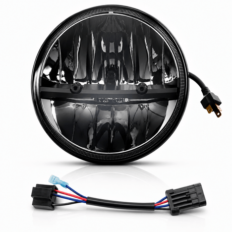 Eagle Lights 7" Complex Reflector LED Headlight for Harley-Davidson® and Indian® Motorcycles
