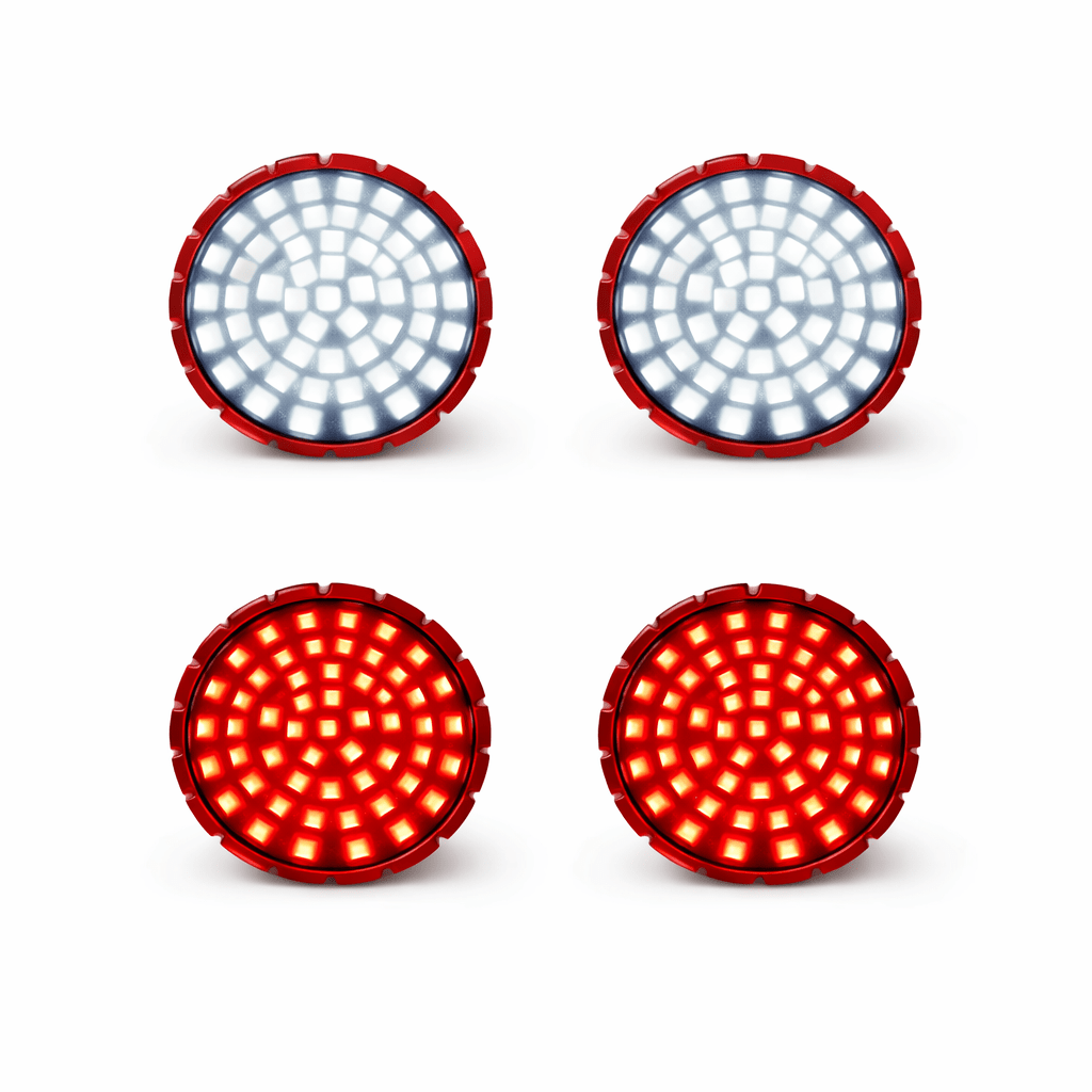 Front and Rear 2" Turn Signals For Harley Davidson