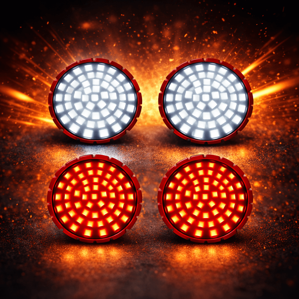 Front and Rear LED Turn Signals for Harley Davidson 