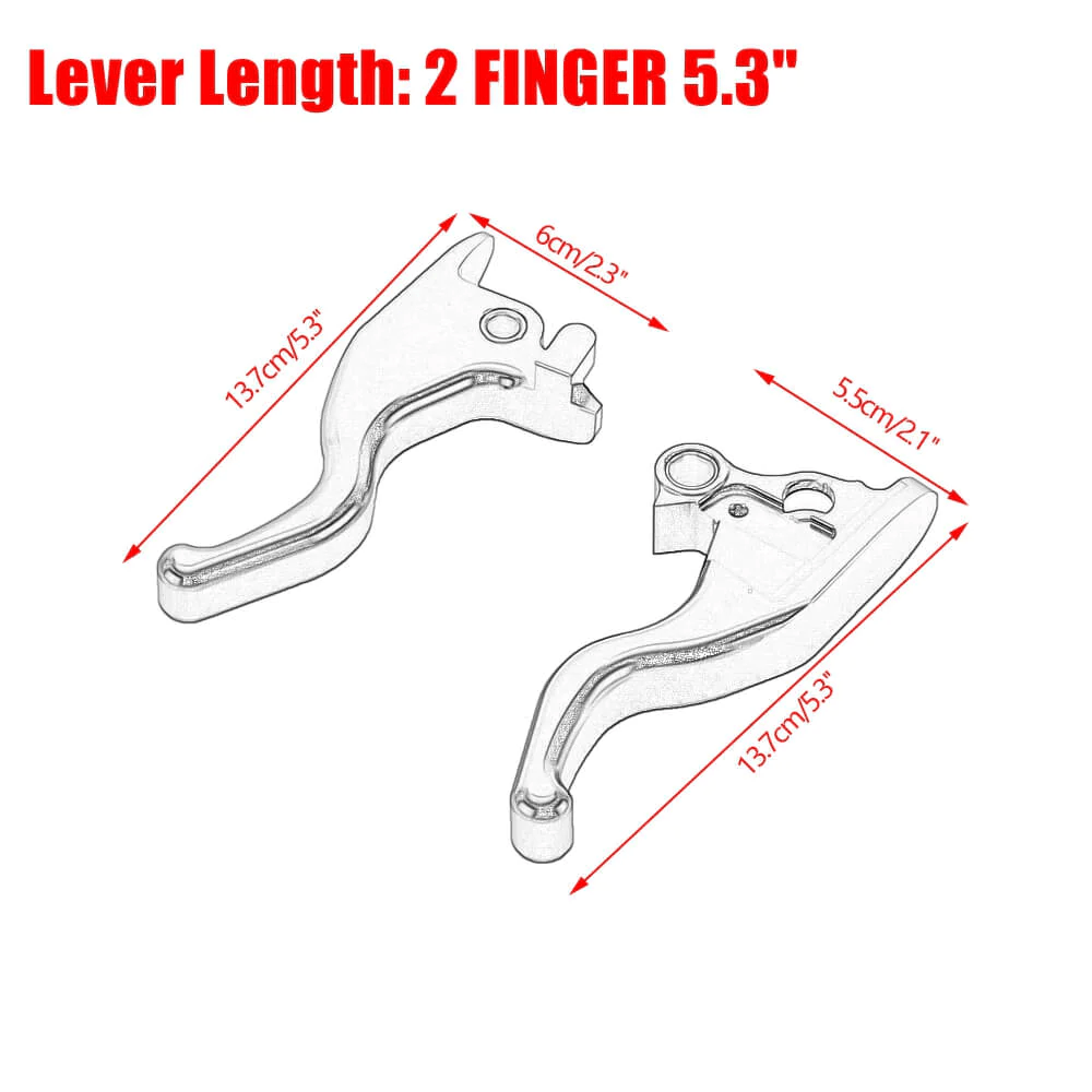 Eagle Lights SPEEDSHIFT Shorty Brake and Clutch Lever Set for 1996 - 2003 Harley Davidson Sportster Models